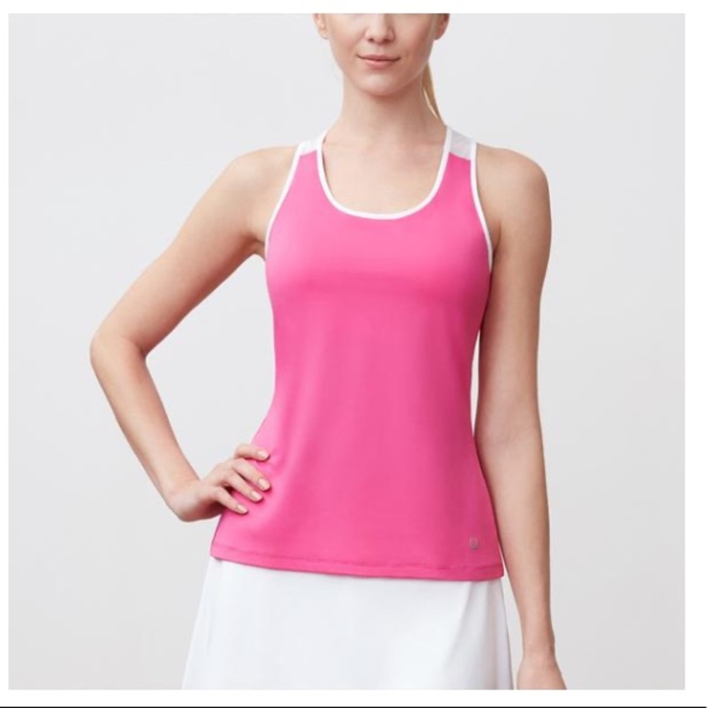 NWOT Fila Sweetspot Mesh Back Tennis Tank Pink S - Picture 9 of 14